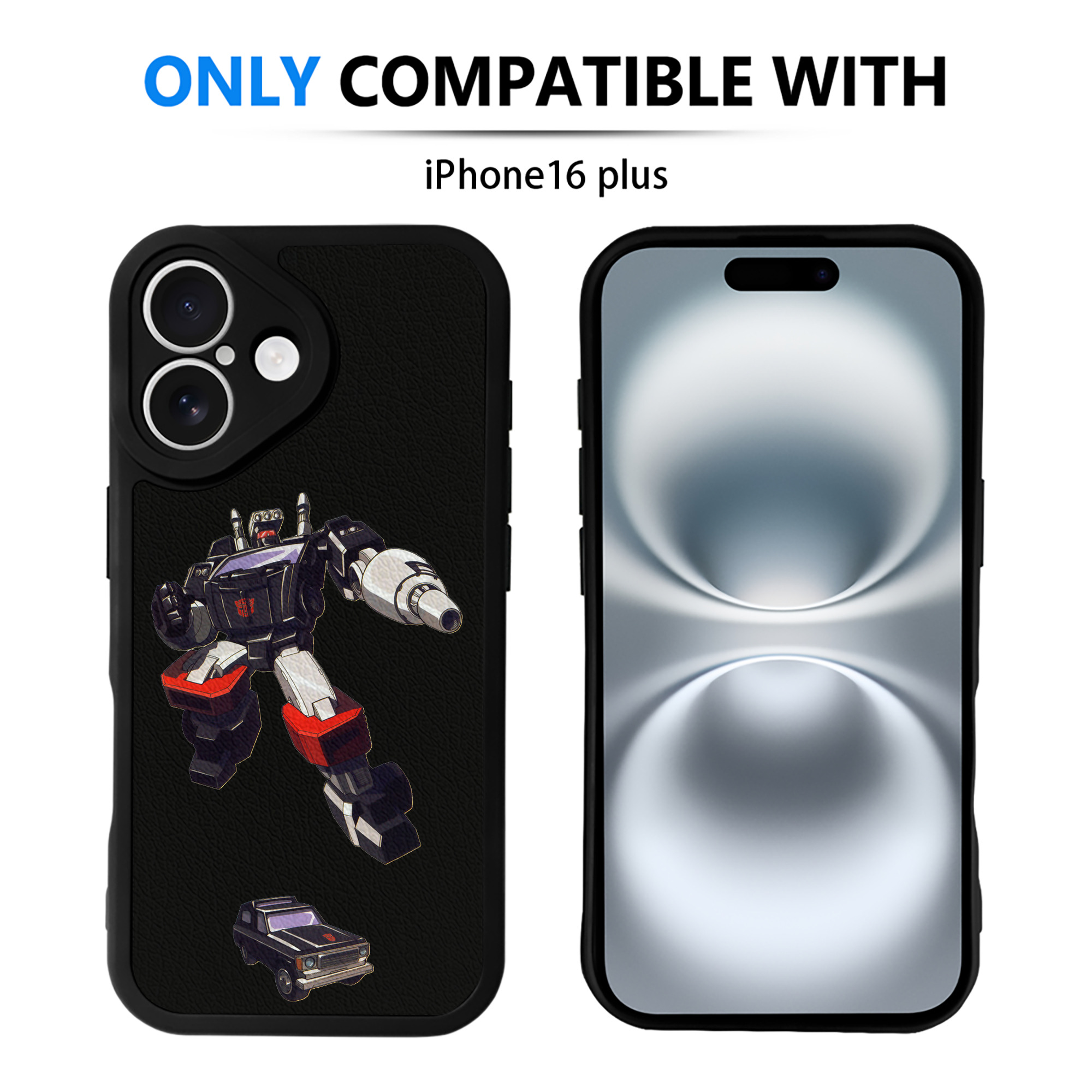 （画像用）  【iPhone 16シリーズ対応】シリコンスマホケース（レザー調） 材質：シリコン